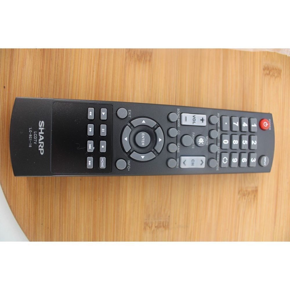 Original Sharp LC-RC1-16 Remote Control for Sharp LCD/ LED TVs